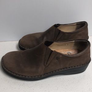 Finn Comfort Brown Leather Loafers 38